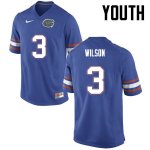 Youth Florida Gators #3 Marco Wilson NCAA Nike Blue Authentic Stitched College Football Jersey MMS2362MS